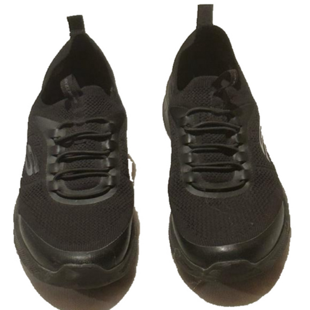Sketchers Black Slip On Summer Sneakers